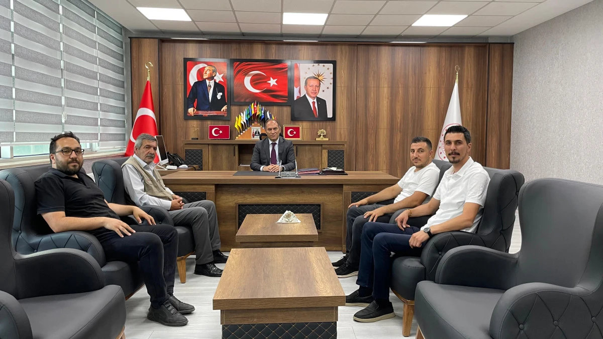 Bitlis Gazeteciler Cemiyeti’nden Müdür Kaya’ya Ziyaret