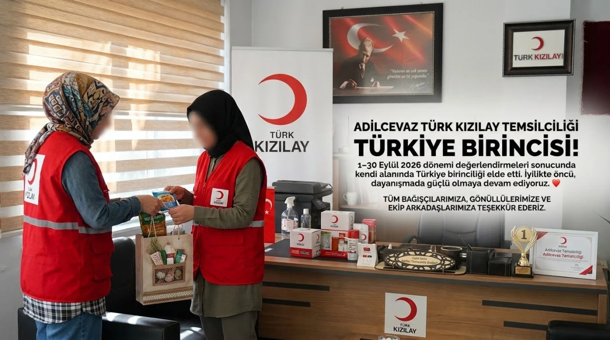 T&uuml;rk Kızılay Adilcevaz T&uuml;rkiye Birincisi Oldu
