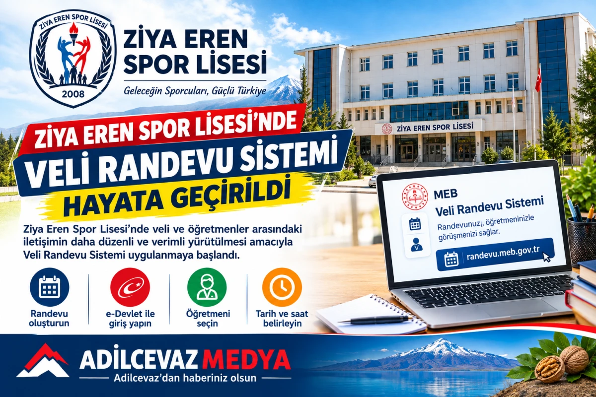 Ziya Eren Spor Lisesi&rsquo;nde Veli Randevu Sistemi Hayata Ge&ccedil;irildi